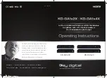 Key Digital KD-DA1x2X Operating Instructions Manual preview