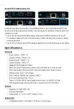 Preview for 10 page of Key Digital KD-EX18G Operating Instructions Manual