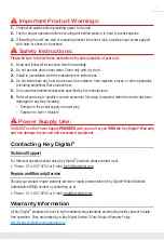 Preview for 11 page of Key Digital KD-EX18G Operating Instructions Manual