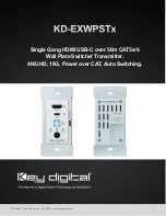 Key Digital KD-EXWPSTX Manual предпросмотр