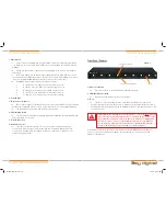 Предварительный просмотр 4 страницы Key Digital KD-MSV8X8 Operating Instructions Manual