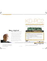 Key Digital KD-PC2 Operating Instructions Manual preview