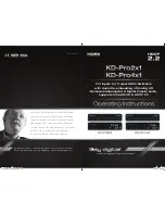 Preview for 1 page of Key Digital KD-Pro2x1 Operating Instructions Manual