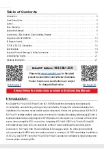 Preview for 2 page of Key Digital KD-Pro2x1X Operating Instructions Manual