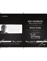 Key Digital KD-VCS500 Setup Manual предпросмотр