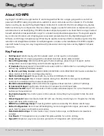 Preview for 3 page of Key Digital KD-WP8 Setup And Programming Manual