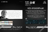 Key Digital KD-X1000ProK Operating Instructions Manual preview