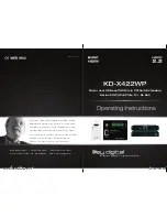 Key Digital KD-X422WP Operating Instructions Manual preview