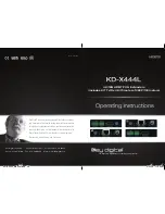 Key Digital KD-X444L Operating Instructions Manual preview