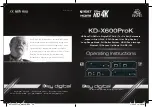 Preview for 1 page of Key Digital KD-X600ProK Operating Instructions Manual