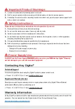 Preview for 7 page of Key Digital KD-XUSB2 Operating Instructions Manual