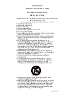 Preview for 8 page of Key Digital Xplosion Series KD-SCDA8 Operating Instructions Manual