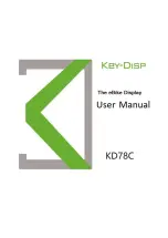 Key-Disp KD78C User Manual preview