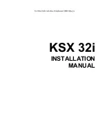 Preview for 1 page of Key System US Atlas IIE KSX 32i Installation Manual