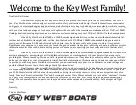 Предварительный просмотр 2 страницы Key West Boats 2015 176BR Quick Manual And Schematics