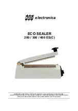 Preview for 1 page of KEY ECO SEALER 200 ES Instructions For Use Manual