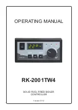 Предварительный просмотр 1 страницы KEY RK-2001TW4 Operating Manual