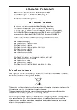 Предварительный просмотр 15 страницы KEY RK-2001TW4 Operating Manual