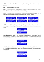 Preview for 23 page of KEY RK-2006SPGM+MZL Operation Manual