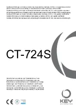 Preview for 1 page of Keyautomation CT-724S Instructions And Warnings For Installation And Use