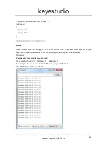 Preview for 151 page of Keyestudio ARDUINO maker learning kit Manual