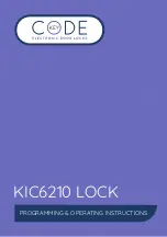 Keyincode KIC6210 Programming & Operating Instructions Manual preview