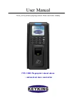 Предварительный просмотр 1 страницы KEYKING BioUSB10P User Manual