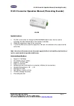 KEYKING IC-232 Operation Manual предпросмотр