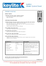 Preview for 4 page of Keylite KL/RX2 Manual