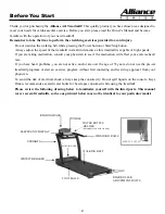 Preview for 4 page of Keys Fitness Alliance A4t Owner'S Manual