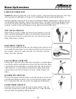 Preview for 12 page of Keys Fitness Alliance A4t Owner'S Manual