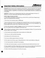 Preview for 3 page of Keys Fitness Alliance A7e Owner'S Manual