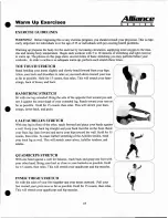 Preview for 17 page of Keys Fitness Alliance A7e Owner'S Manual