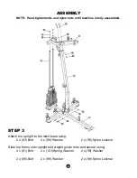 Preview for 6 page of Keys Fitness Cable Gym KPS-CG Owner'S Manual