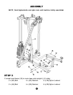 Preview for 8 page of Keys Fitness Cable Gym KPS-CG Owner'S Manual