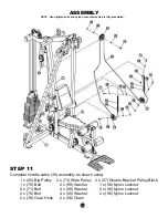 Preview for 14 page of Keys Fitness Cable Gym KPS-CG Owner'S Manual