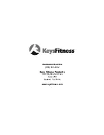 Предварительный просмотр 21 страницы Keys Fitness CardioMax 700r Owner'S Manual