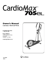 Keys Fitness Cardiomax 705el Owner'S Manual preview