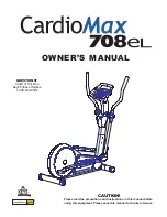 Keys Fitness CardioMax 708EL Owner'S Manual preview