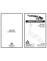 Keys Fitness CardioMax ET835D Owner'S Manual preview