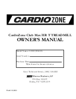 Keys Fitness CardioZone Club Max HR T Owner'S Manual preview