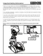 Preview for 5 page of Keys Fitness CARDIOZONE E-CZ200 Owner'S Manual