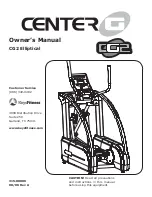 Keys Fitness Center G CG2 Owner'S Manual preview