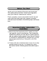 Preview for 3 page of Keys Fitness Discovery 6.0R Owner'S Manual