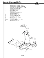 Preview for 22 page of Keys Fitness EC4500 Owner'S Manual