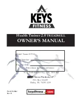 Keys Fitness Health Trainer 2.0 Owner'S Manual preview