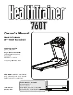 Preview for 1 page of Keys Fitness HealthTrainer 760T Owner'S Manual