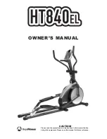 Keys Fitness HEALTHTRAINER HT840EL Owner'S Manual preview