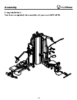 Предварительный просмотр 40 страницы Keys Fitness Horizontal Pressing Station KPS-2050 Owner'S Manual