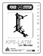 Keys Fitness KPS-LATM Owner'S Manual preview